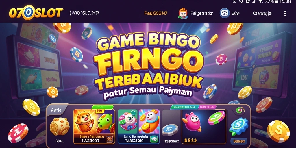 Screenshot gameplay Bingo 070SLOT yang menarik dan interaktif.