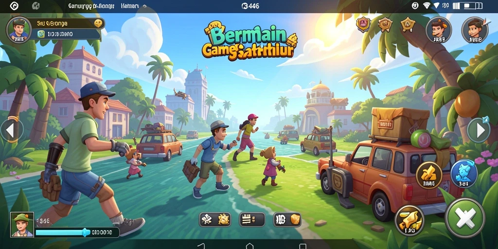 Tampilan lucu dan menarik dari gameplay 3446.