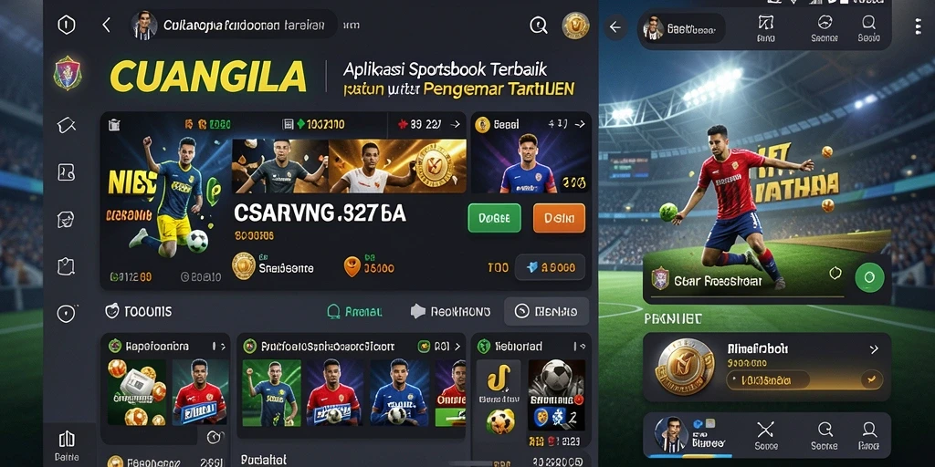 Tampilan gameplay nyata dari aplikasi Sportsbook CUANGILA.