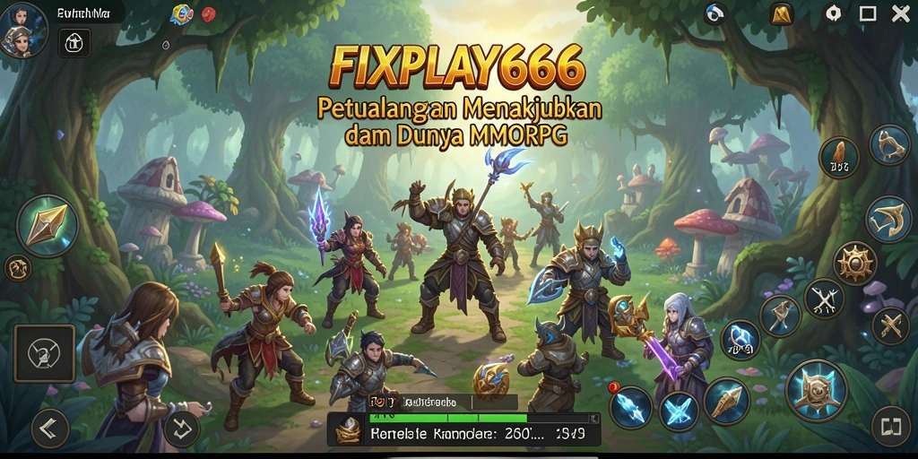 Tampilan gameplay FIXPLAY666 yang menakjubkan dalam dunia MMORPG.