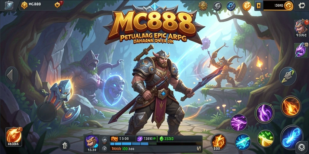 Tampilan gameplay seru di dunia fantasi ARPG.