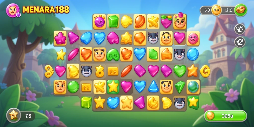 Tampilan menarik dari gameplay MENARA188 yang penuh warna.