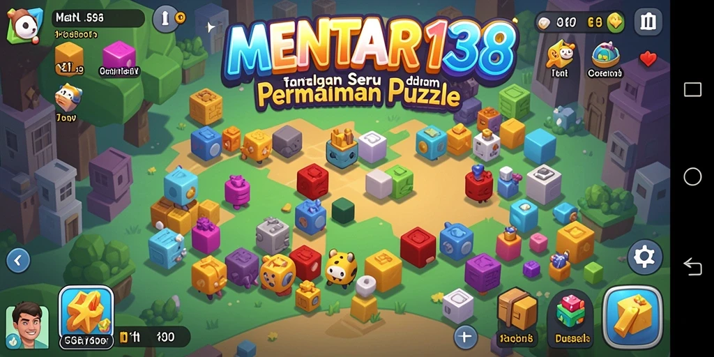 Screenshot MENTARI138 menampilkan gameplay menarik saat menyelesaikan teka-teki.