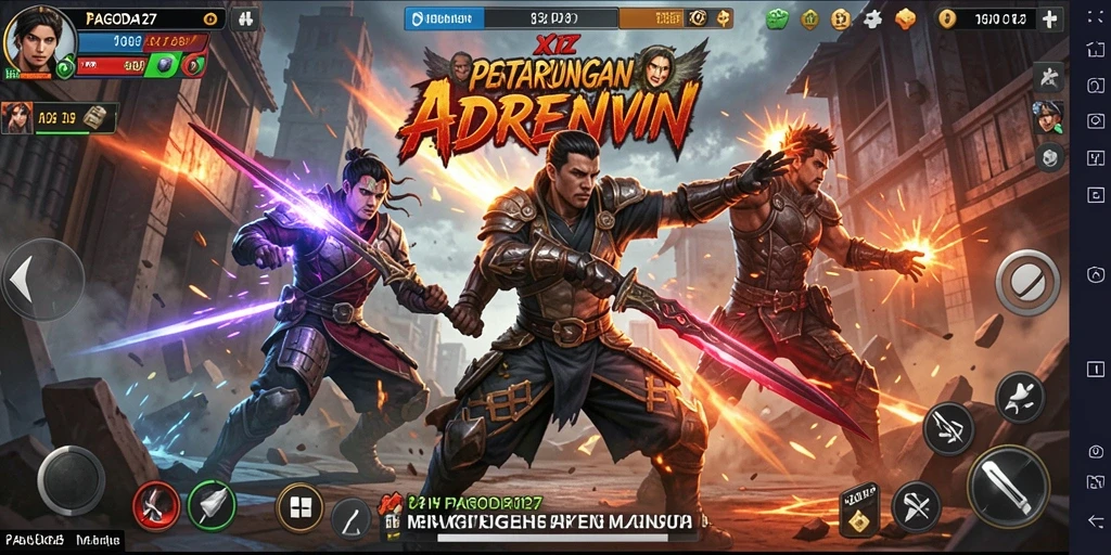 Gameplay seru dan memperlihatkan pertarungan menegangkan di PAGODA127.