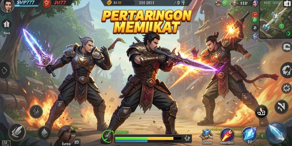Tampilan aksi seru dari permainan <strong>SVIP777</strong> dalam mode Battle Royale.