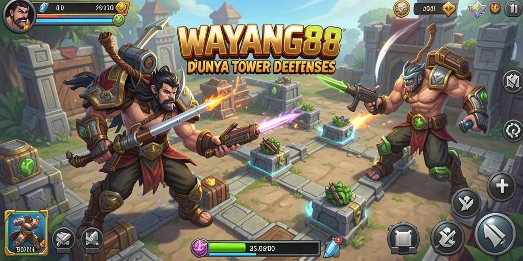 Gameplay Tower Defense yang menegangkan dan penuh strategi.