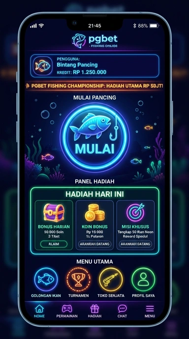 Screenshot halaman utama pgbet yang menampilkan berbagai aplikasi.